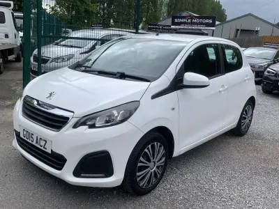 Używany Peugeot 108 Active 68 KM (50 kW) 2015 Biały Hatchback