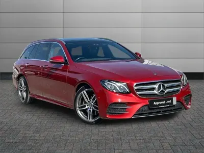 Używany Mercedes E350 AMG Line Premium 258 KM (189 kW) 2018 Czerwony Kombi