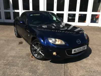 Used Mazda MX5 161 HP (118 kW) 2009 Blue Cabriolet