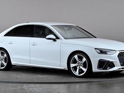 Used Audi A4 S-Line 150 HP (110 kW) 2022 White Sedan
