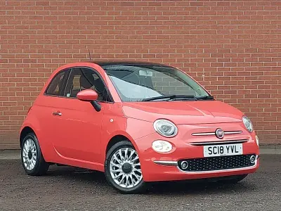 Used Fiat 500 Lounge 69 HP (50 kW) 2018 Pink Hatchback