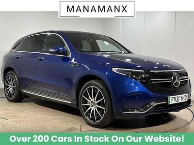 Blue Used 2021 Mercedes EQC400 AMG line SUV | £24,779 (Super price)