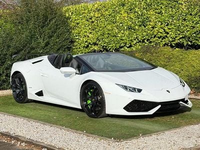 Used Lamborghini Huracán 610 HP (448 kW) 2016 White Cabriolet
