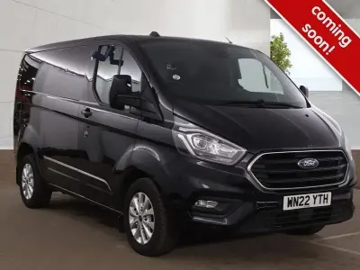 Used Ford Transit Custom Limited 130 HP (95 kW) 2022 Black Van