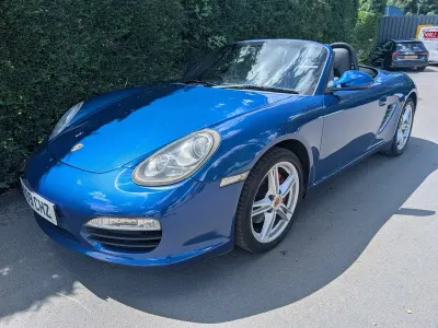 Used Porsche Boxster 2009 Blue Cabriolet