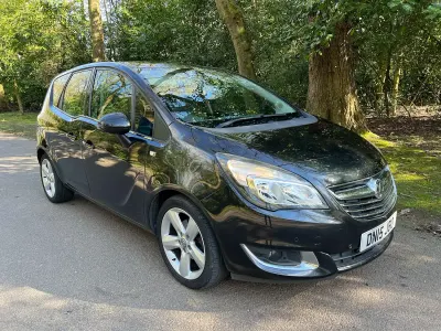 Used Vauxhall Meriva 100 HP (73 kW) 2015 Black MPV