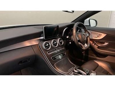 Used Mercedes C220 AMG line 170 HP (125 kW) 2017 White Cabriolet