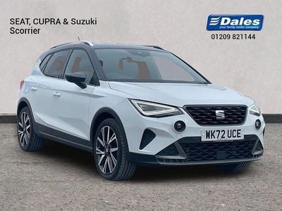 Nevada white with grey roof Used 2022 Seat Arona FR SUV | £14,500 (Fair price)