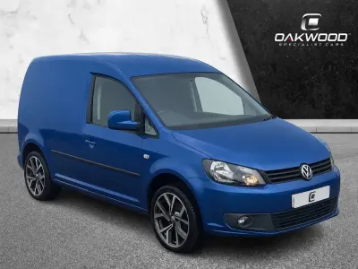 Used VW Caddy Highline 101 HP (74 kW) 2017 Blue MPV