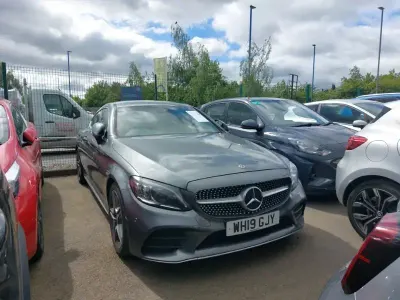 Used Mercedes C200 AMG Line Premium 184 HP (135 kW) 2019 Grey Coupe