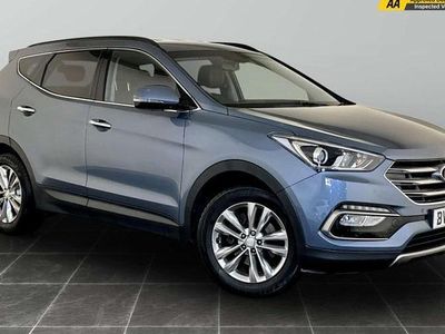 Blue Used 2017 Hyundai Santa Fe Premium SUV | £12,295 (Fair price)
