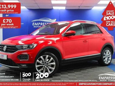 Red Used 2019 VW T-Roc SEL SUV | £13,999 (A bit pricey)