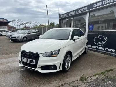 Used Audi A1 S-Line 2014 White Hatchback