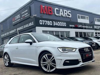 Begagnad Audi A3 S-Line 2013 Vit Halvkombi