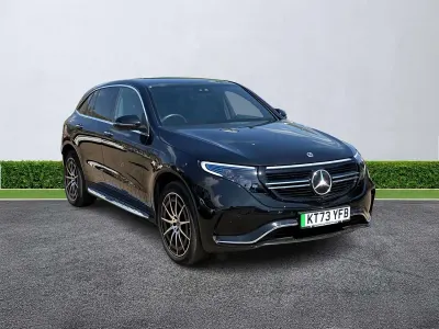 Used Mercedes EQC400 AMG line 300 kW (408 HP) 2023 Black SUV