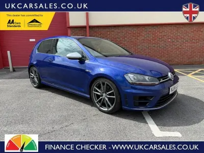Używany VW Golf VII R 300 KM (220 kW) 2014 Niebieski Hatchback