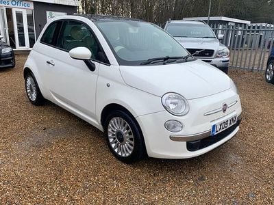 White Used 2009 Fiat 500 Lounge Cabriolet | £2,395 (Good price)