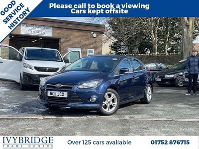 Used Ford Focus Zetec 125 HP (91 kW) 2011 Blue Hatchback