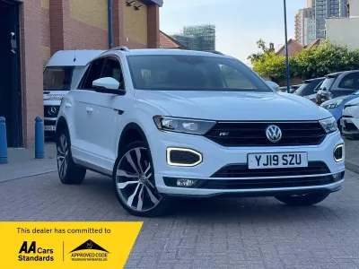 Used VW T-Roc R-line 115 HP (84 kW) 2019 White SUV
