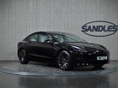 Used Tesla Model 3 Performance 461 kW (627 HP) 2021 Black Sedan