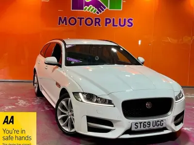 Used Jaguar XF Sportbrake R-Sport 180 HP (132 kW) 2019 White Estate