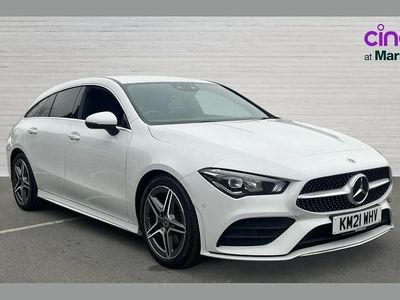 Used Mercedes CLA220 Shooting Brake AMG Line Premium 187 HP (137 kW) 2021 White Estate