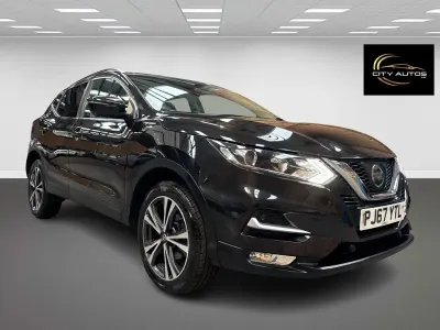 Used Nissan Qashqai N-Connecta 110 HP (80 kW) 2017 Black SUV
