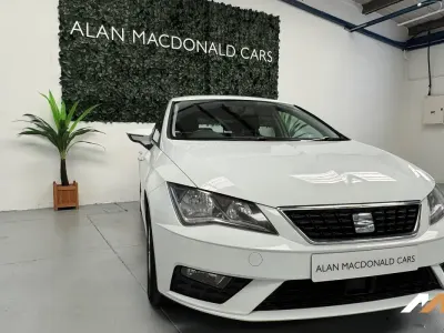 Used Seat Leon SE 130 HP (95 kW) 2019 White Hatchback