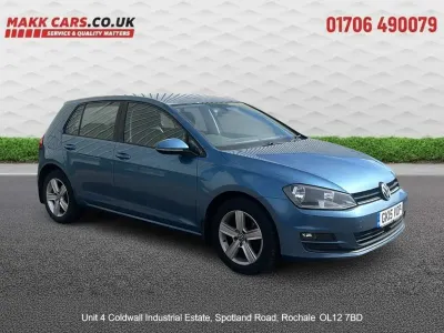 Used VW Golf VII Match 2015 Blue Hatchback