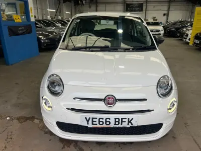Used Fiat 500 Pop 69 HP (50 kW) 2016 White Hatchback