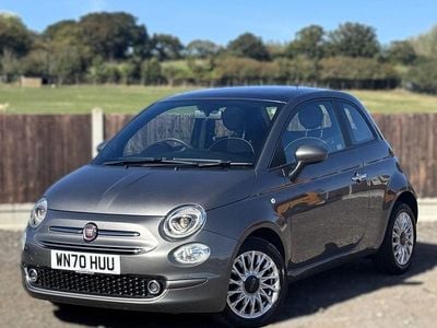 Grey Used 2020 Fiat 500 Lounge Hatchback | £8,250 (Fair price)