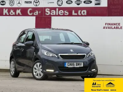 Begagnad Peugeot 108 Active 68 HK (50 kW) 2016 Blå Halvkombi