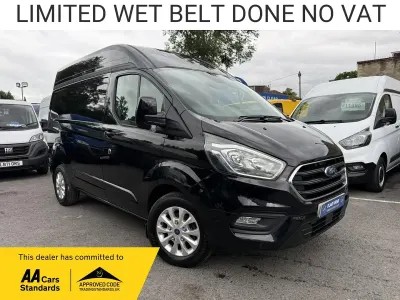 Used Ford Transit Custom Limited 130 HP (95 kW) 2021 Black Van