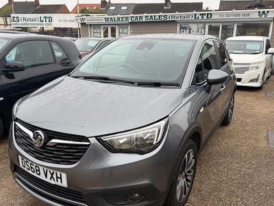 Used Vauxhall Crossland X Elite 110 HP (80 kW) 2019 Grey SUV