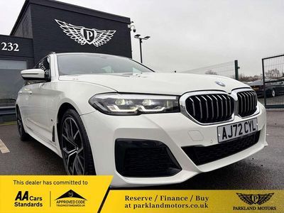 White Used 2022 BMW 520 M Sport Estate | £27,995 (Good price)
