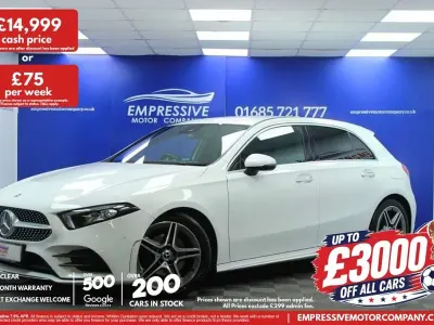 Used Mercedes A180 Executive 2019 White Hatchback