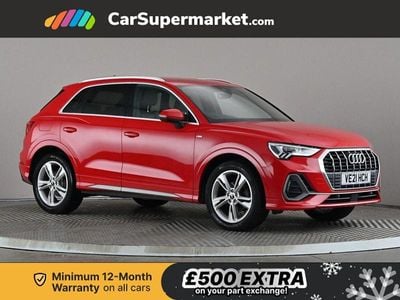 Red Used 2021 Audi Q3 S-Line SUV | £21,697 (Good price)