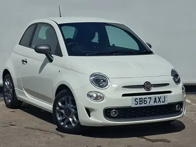 Used Fiat 500 S 69 HP (50 kW) 2017 White Hatchback