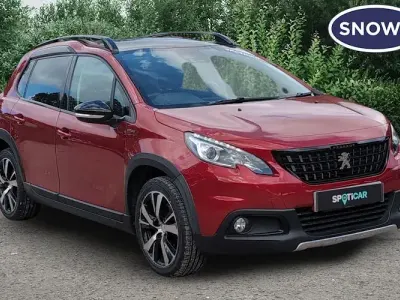 Used Peugeot 2008 GT-line 110 HP (80 kW) 2019 Red SUV