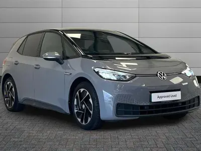Used VW ID.3 Pro Performance 150 kW (204 HP) 2021 Moonstone grey with black roof Hatchback