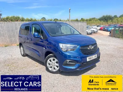 Used Vauxhall Combo S 100 HP (73 kW) 2019 Blue MPV