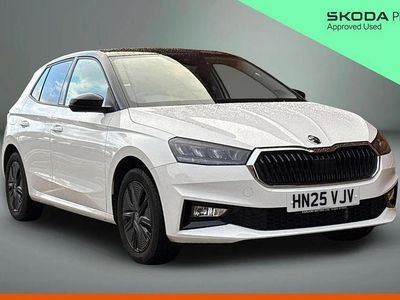 Used Skoda Fabia Design Edition 113 HP (83 kW) 2025 Candy white black magic pearl effect Hatchback