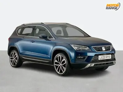 Used Seat Ateca XCELLENCE Lux 150 HP (110 kW) 2020 Blue SUV