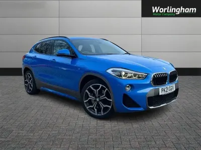 Begagnad BMW X2 M Sport 190 HK (139 kW) 2021 Blå SUV