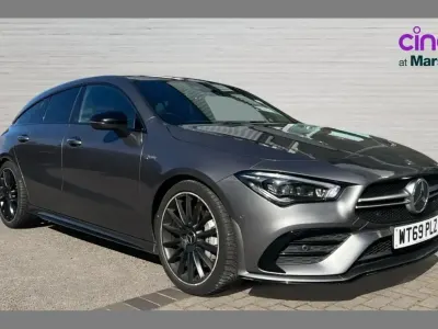 Used Mercedes CLA35 AMG Premium Plus 301 HP (221 kW) 2019 Grey Coupe