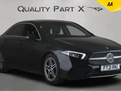Used Mercedes A180 AMG line 2021 Black Sedan