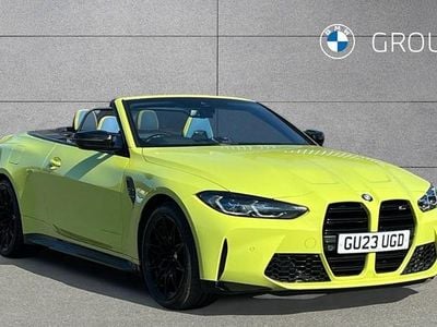 Used BMW M4 Competition Edition 503 HP (369 kW) 2023 Yellow Cabriolet