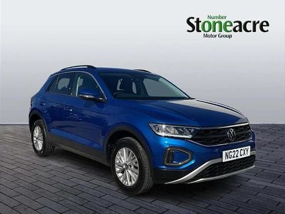 Used VW T-Roc Life 150 HP (110 kW) 2022 Blue SUV