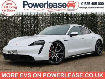 White Used 2022 Porsche Taycan Performance Package Sedan | £49,979 (Fair price)