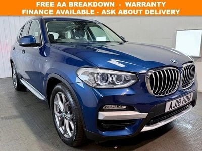 Blue Used 2018 BMW X3 xLine SUV | £19,795 (Good price)